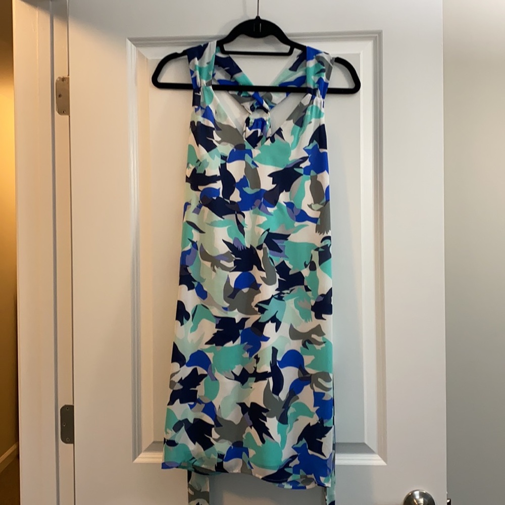 Banana Republic Silk Ring-Back Dress with Belt